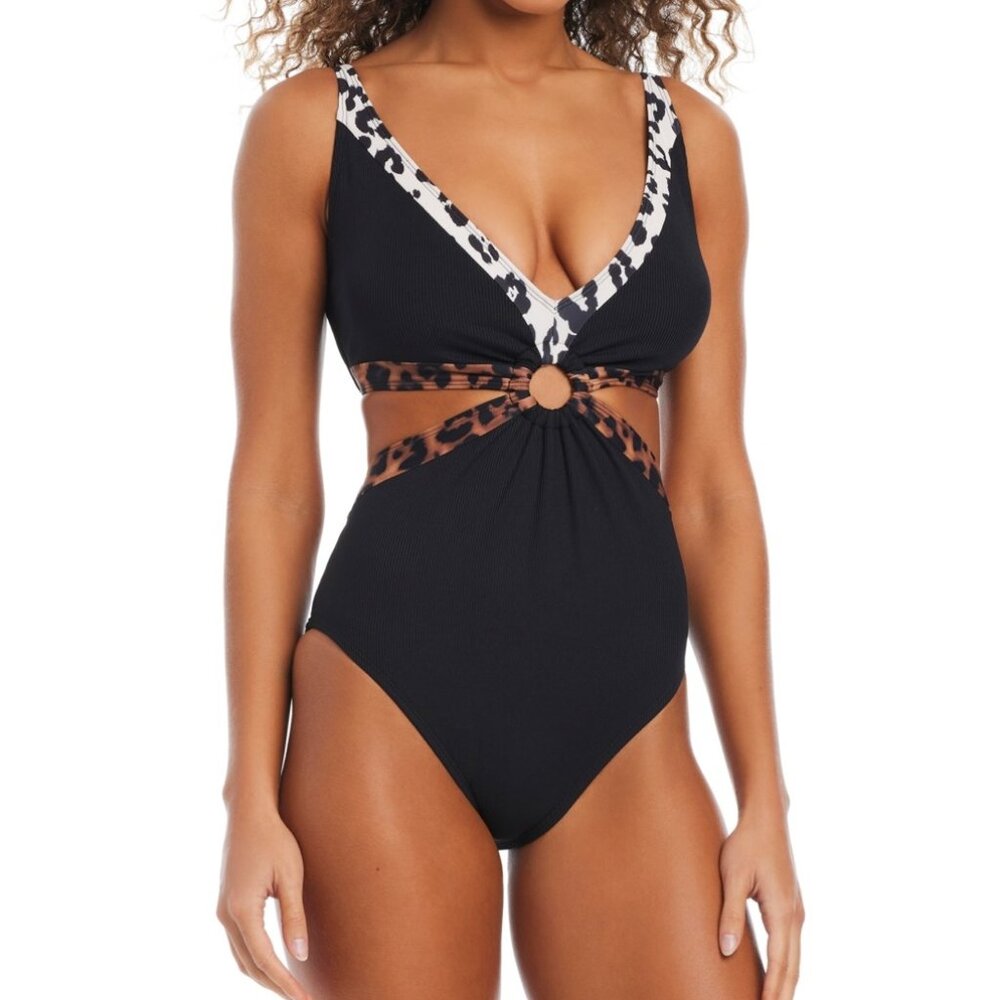 Bar III in My Skin Ring One-Piece Swimsuit